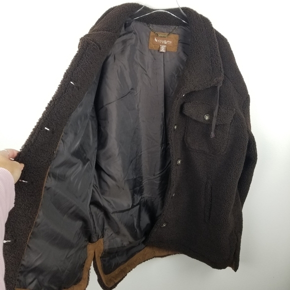 Koolaburra by Ugg Brown Sherpa Shirt Jacket NWT - Picture 10 of 13